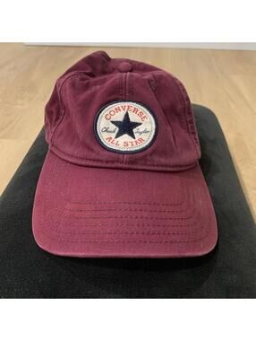 New Converse Chuck Taylor Patch Cap Burgundy Bloodstone Hat